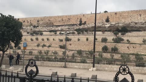 The Eastern Gate of Jerusalem's Old City