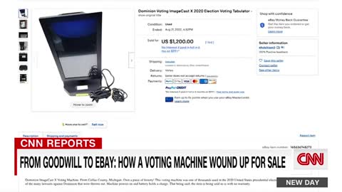 Man buys voting machine on eBay, but there's a big problem