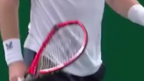 Andy Murray smashes racket after defeat against Alex de Minaur