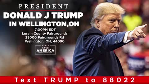 Live: Subscribe and watch President Trump in Wellington, OH 6/26/2021