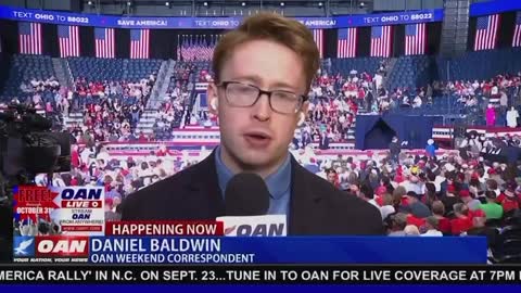 OAN’s Daniel Baldwin provides a LIVE report from Youngstown, Ohio ahead of tonight’s #TrumpRally.