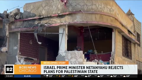 Israeli forces raid hospital in Gaza, Netanyahu rejects plans of Palestinian state