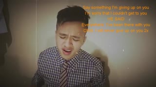 SAY SOMETHING cover by Jeffrey Ettie (Christian Version)