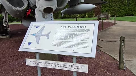 Beautiful A-6e airforce plane on display