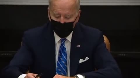 Infected Joe Biden “If you’re vaccinated and have your booster shot, you’re protected.."