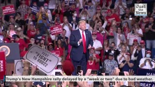 Trump delays NH rally due to bad weather