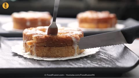 Bread pop & Cinnamon roll with Leftover bread Recipe by FoodFusion90