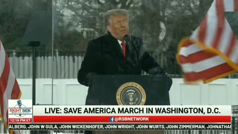 Trump: "..March to Capitol to Peacefully and Patriotically.."
