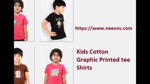 Kids Funny Graphic Custom Cotton Black Colour T Shirts