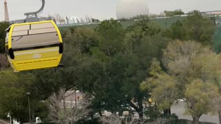 A minute on the Disney Skyliner!