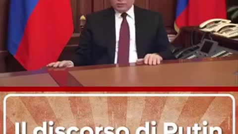 Putin, discorso integrale senza censure