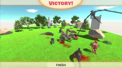 FANTASY VS REPTILES BATTLE - Animal Revolt Battle Simulator