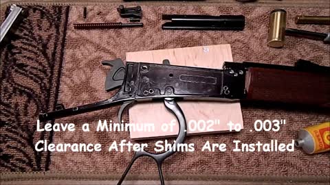Henry Lever Rifle Shim Kit Installation