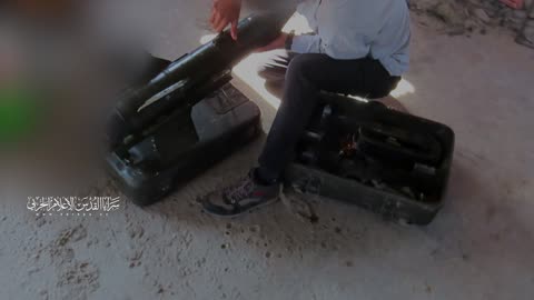 Targeting a Zionist vehicle at the Nahal Oz site