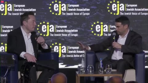 Elon "I'm Aspirationally Jewish" Musk interviewed by Ben Shapiro @European Jewish Association conf.