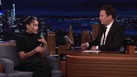 Zoë Kravitz Talks The Batman and Freaks Out Playing Can You Feel It? | The Tonight Show