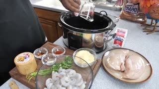 Cajun Chicken and Shrimp Fettuccine | Crockpot Recipes!