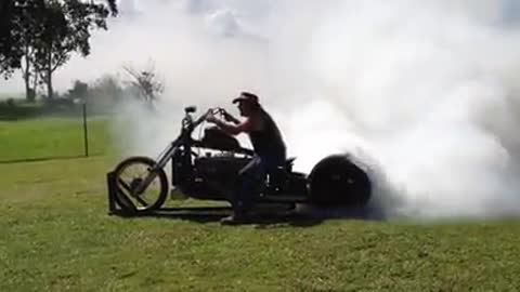 My Uncle Ripping A Fat Burnout
