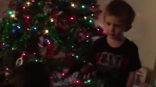 Kid gets avocado for Christmas, thinks it's coal