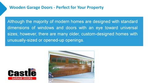 Benefits of Custom Wood Garage Doors