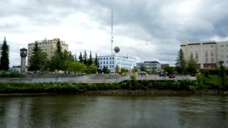 Beautiful "Fairbanks Downtown" TimeLapse filmed in Fairbanks, Alaska on June 29, 2021