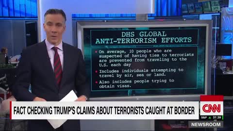 CNN's Sciutto attempts to fact check Trump's claim about terrorists at border