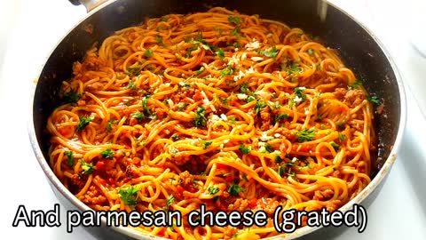 How to Prepare Beef Spaghetti.