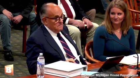 Rudy To legislators. How to deal with it!