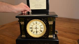 Waterbury Loheide Trade Stimulator Clock circa 1905 Timeguardians