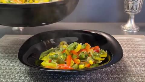 Wonderful warm green bean salad! Magic recipe