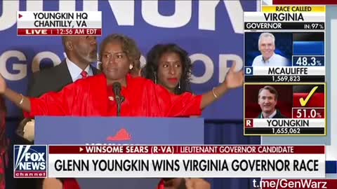 Virginia’s New Lieutenant Governor Winsome Sears’ Victory Speech