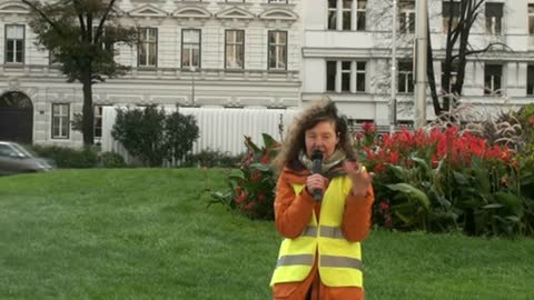 Demo Wien, Rathaus 17.10.2020 3 von 6