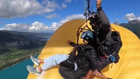 Let the paraglider be your wing. paraglider