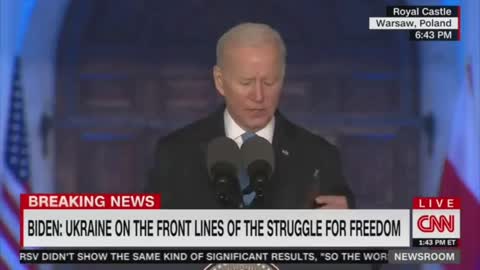 Biden: For god’s sake, Putin cannot remain in power