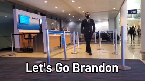 "Let's Go Brandon!" Makes Glorious Appearance Over Intercoms of Chicago Airport