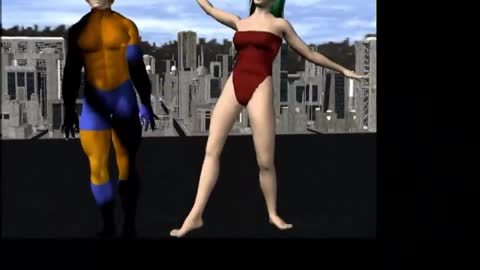 Daz 3D Animation 01 - The Dancers