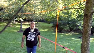 Slackline practice! Manassas, VA 9/20/2020