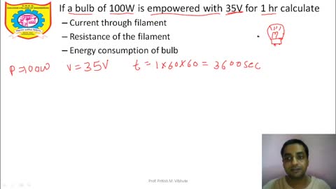 Numerical on Ohm’s Law, Power and energy