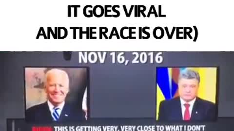 Joe Biden Secret Phone call - if this goes viral it is game over