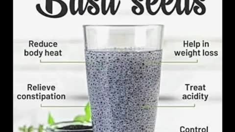 Benefits of Basil seeds - eat basil seeds everday for 1 week, see what happens to your body