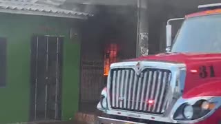 Conflagración en Barranquilla