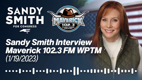 Sandy Smith on Maverick 102.3 FM WPTM (1/19/2024)