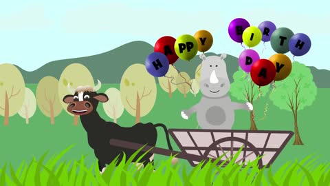 Funny Happy Birthday Animation
