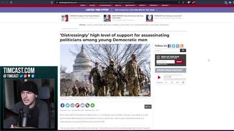 Fears CIVIL WAR 2 Is Coming As SHOCKING Number Of Democrat Men And GOP Women Support Assassinations