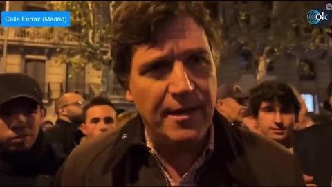 Tucker Carlson in Madrid calling out the corrupt Socialists in the Spanish government
