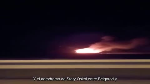 Y el aeródromo de Stary Oskol entre Belgorod y Voronezh también se incendió.