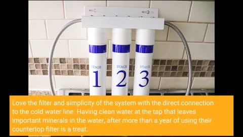 Clearly Filtered Triple Stage Kitchen Faucet Filtration System-Overview