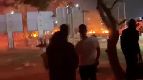 Video 2 Israel street in rocket attack