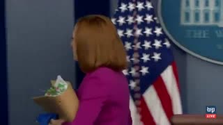 Psaki is Asked About Hunter Biden and RUNS From the Room