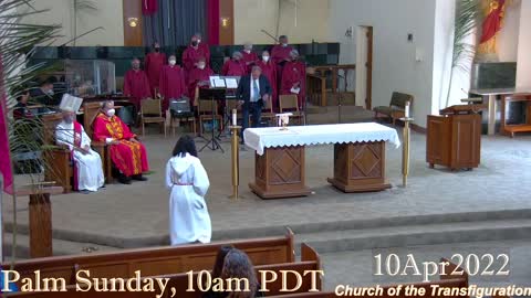 Transfiguration Church: 10Apr2022, Sunday 10am Mass